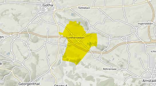 Immobilienpreisekarte Günthersleben-Wechmar